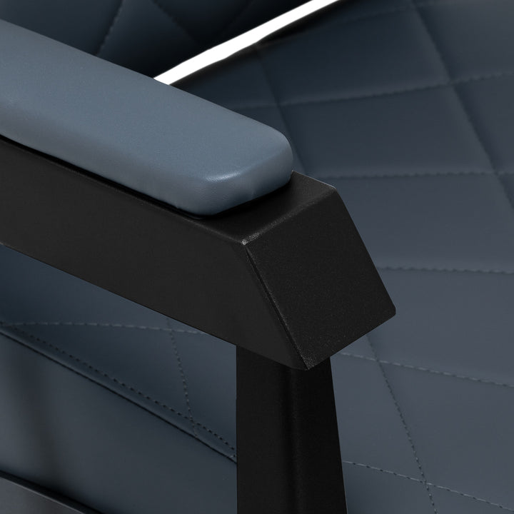 Sillón de Barberia Gabbiano Bruno Azul-Negro - imagen 6