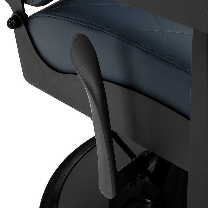 Sillón de Barberia Gabbiano Bruno Azul-Negro - imagen 8