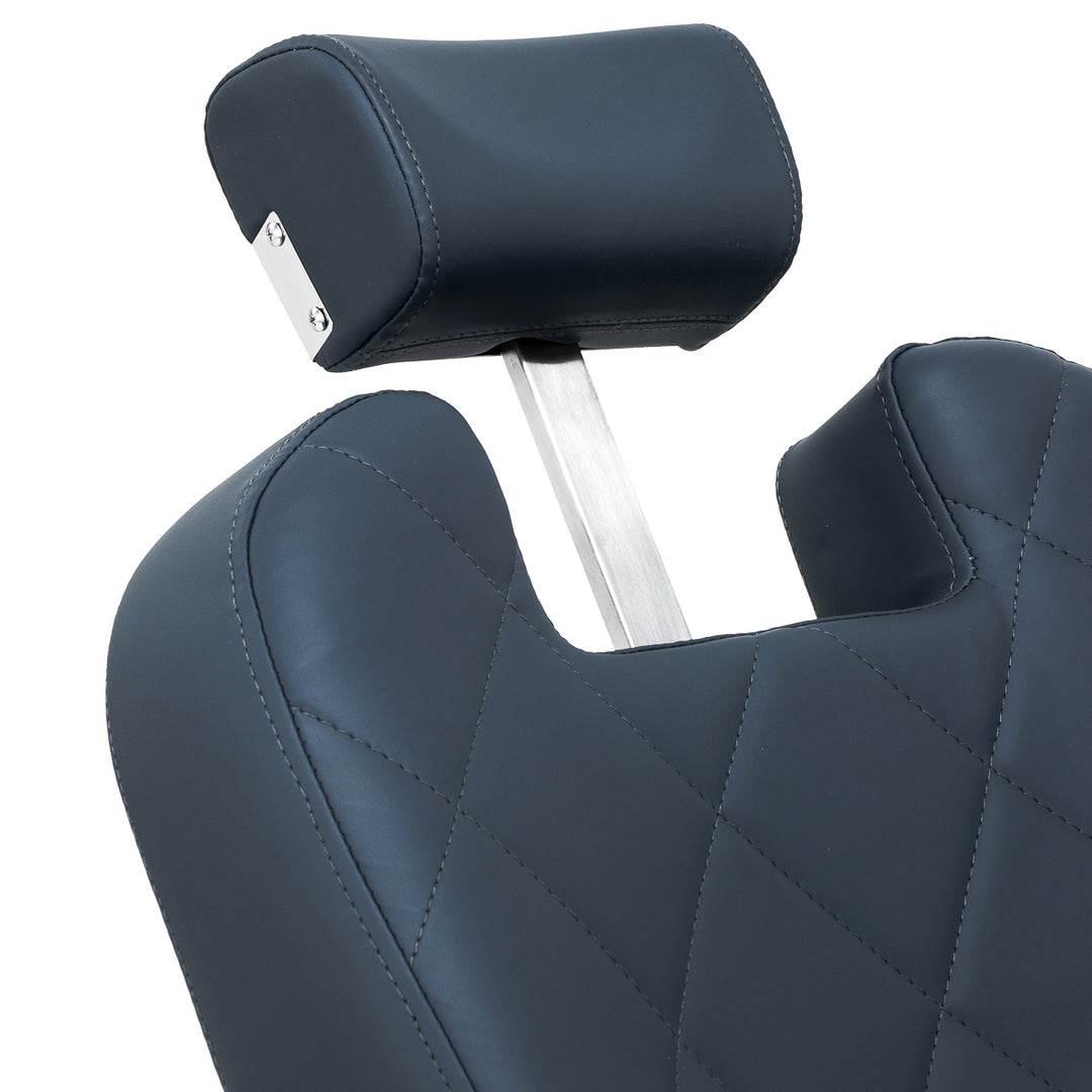 Sillón de Barberia Gabbiano Bruno Azul-Negro - imagen 12