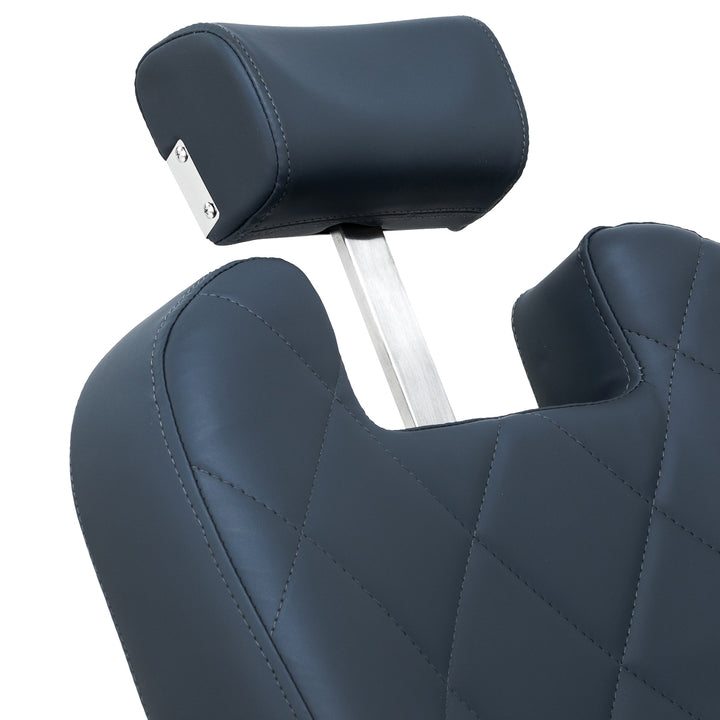 Sillón de Barberia Gabbiano Bruno Azul-Negro - imagen 12