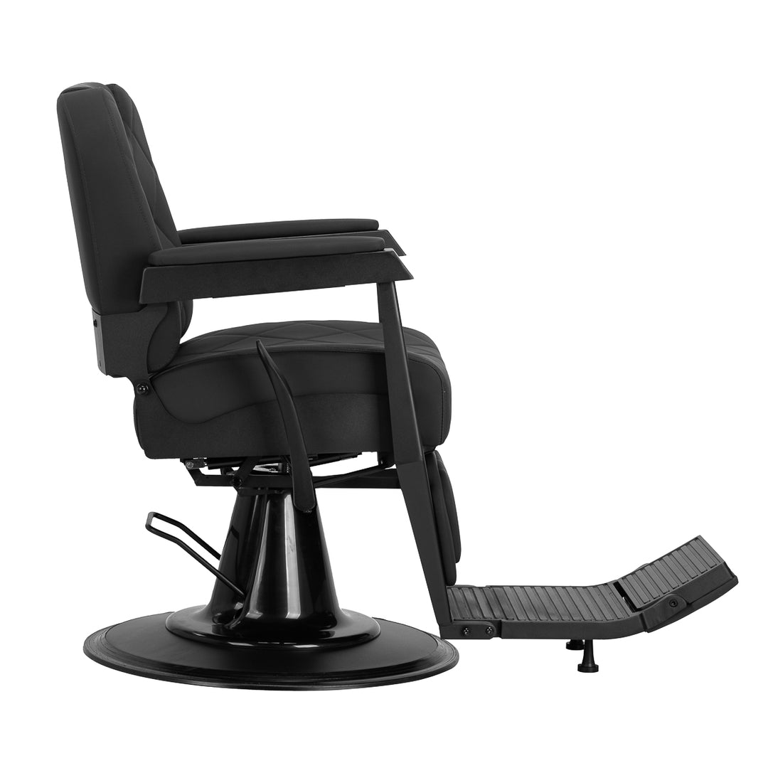 Sillón de Barberia Gabbiano Bruno Negro-Negro - imagen 4
