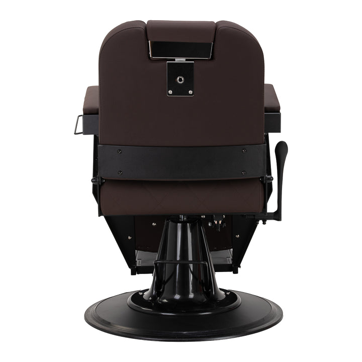 Sillón de Barberia Gabbiano Bruno Marrón-Negro - imagen 3
