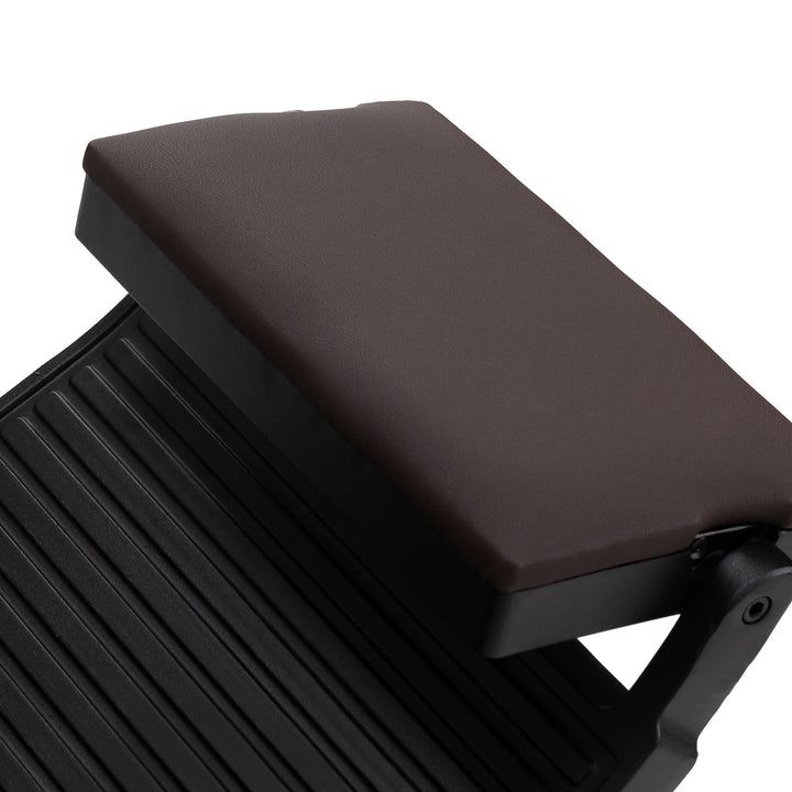 Sillón de Barberia Gabbiano Bruno Marrón-Negro - imagen 9
