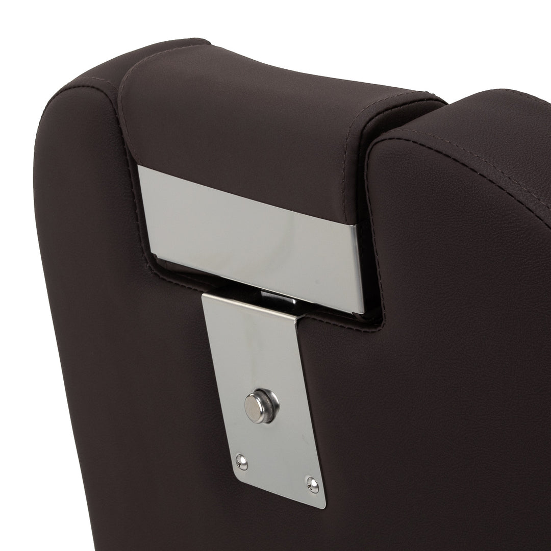 Sillón de Barberia Gabbiano Bruno Marrón-Negro - imagen 10