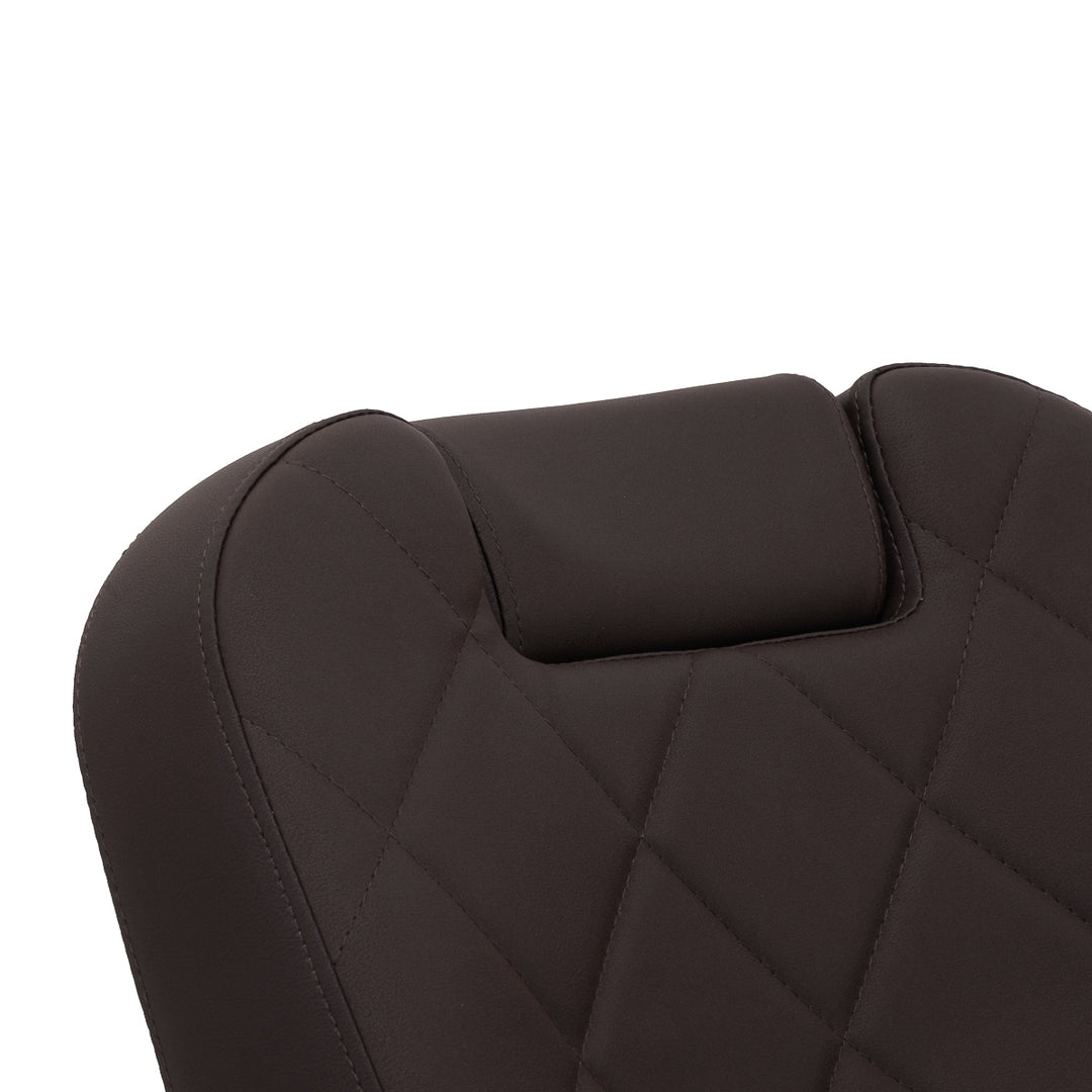 Sillón de Barberia Gabbiano Bruno Marrón-Negro - imagen 11