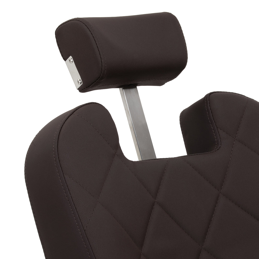 Sillón de Barberia Gabbiano Bruno Marrón-Negro - imagen 12