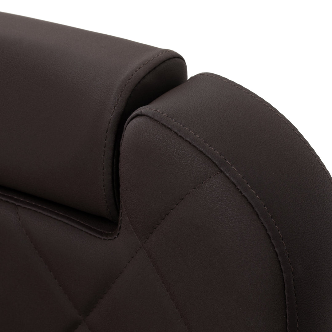 Sillón de Barberia Gabbiano Bruno Marrón-Negro - imagen 17