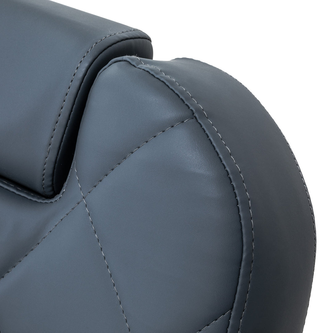 Sillón de Barberia Gabbiano Bruno Azul-Gris - imagen 16