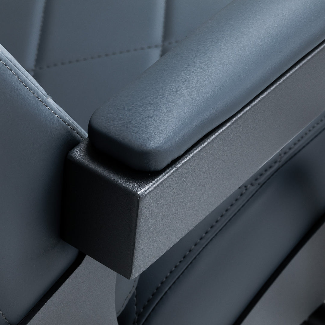 Sillón de Barberia Gabbiano Bruno Azul-Gris - imagen 17