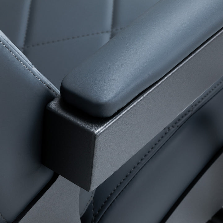 Sillón de Barberia Gabbiano Bruno Azul-Gris - imagen 17