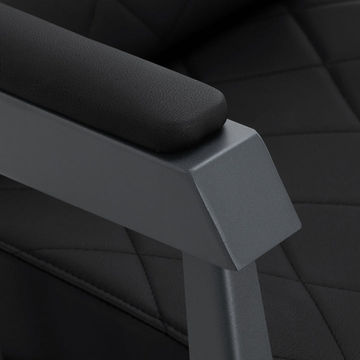 Sillón de Barberia Gabbiano Bruno Negro-Gris - imagen 6