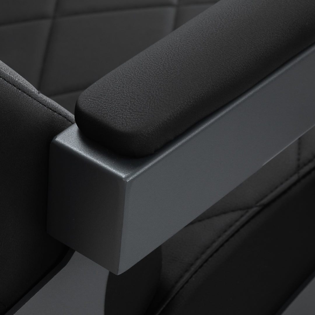 Sillón de Barberia Gabbiano Bruno Negro-Gris - imagen 15