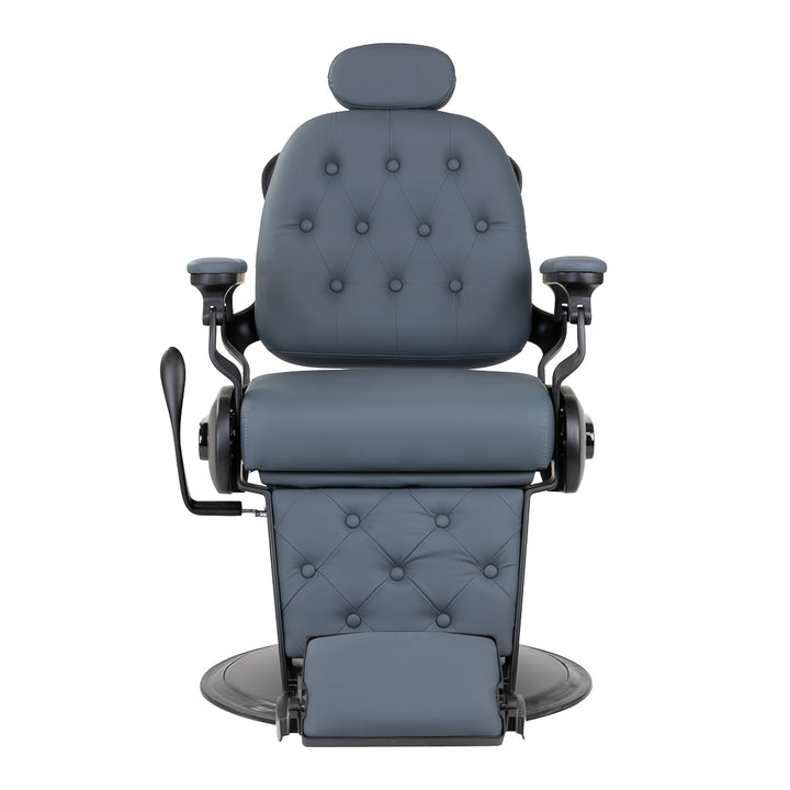 Sillón de Barberia Gabbiano Francesco Grafito‑Negro Cepillado - imagen 2