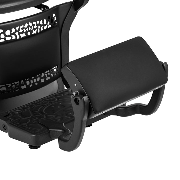Sillón de Barberia Gabbiano Niccolo Negro‑Negro sin Botones - imagen 6
