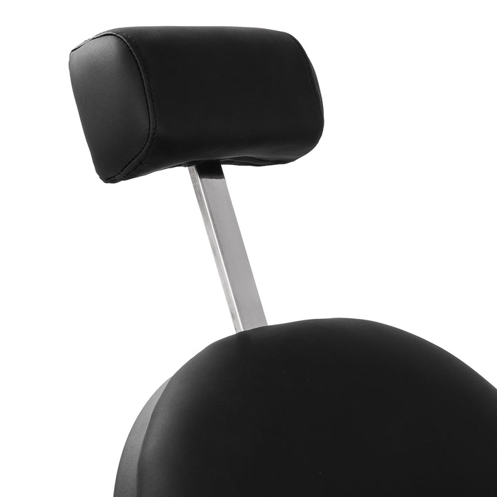 Sillón de Barberia Gabbiano Niccolo Negro‑Negro sin Botones - imagen 15