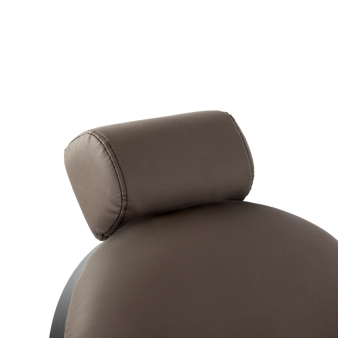 Sillón de Barberia Gabbiano Niccolo Marrón‑Negro sin Botones - imagen 14