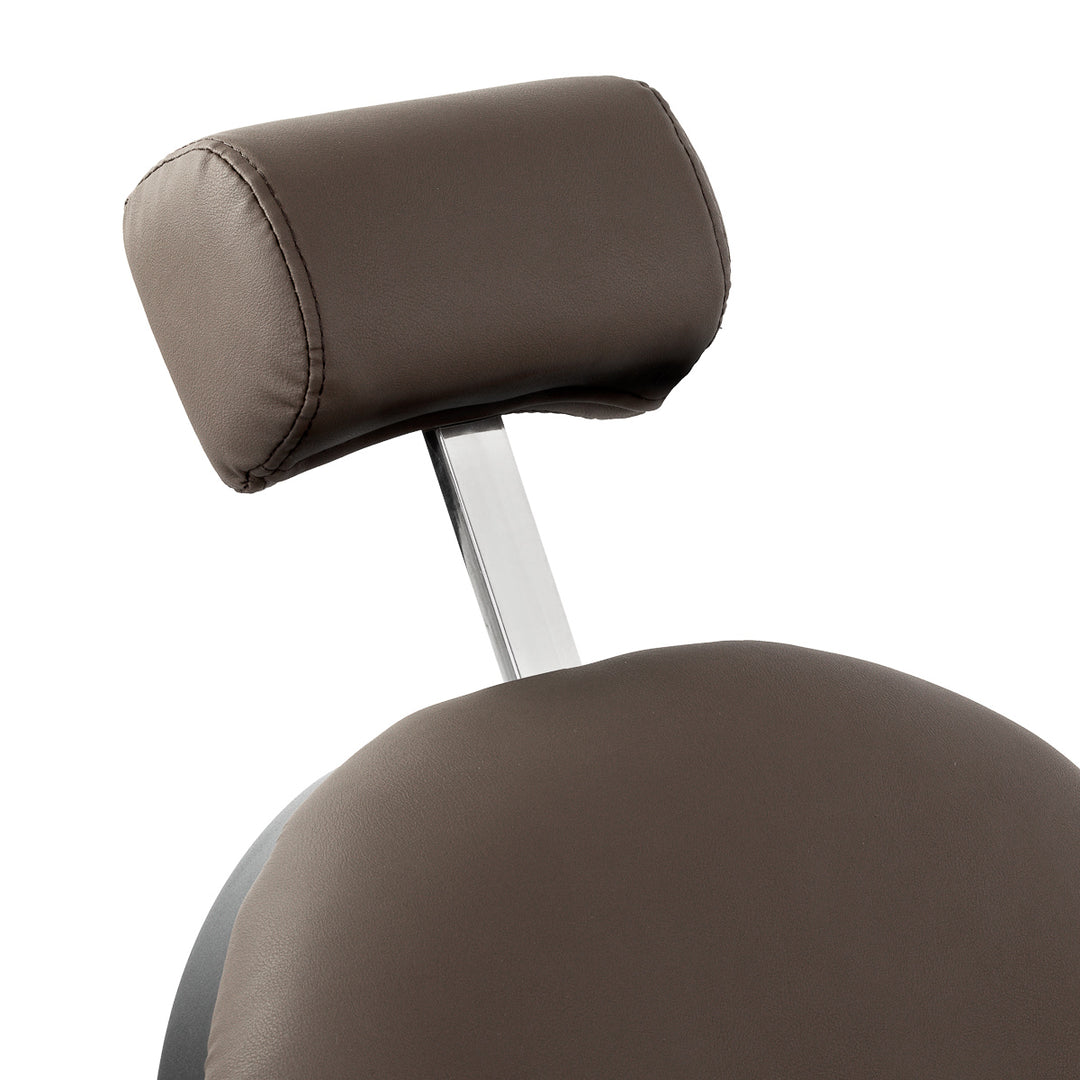 Sillón de Barberia Gabbiano Niccolo Marrón‑Negro sin Botones - imagen 15