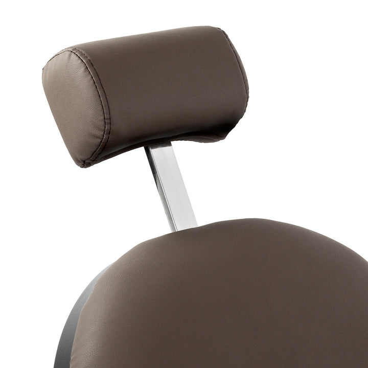 Sillón de Barberia Gabbiano Niccolo Marrón‑Negro sin Botones - imagen 15