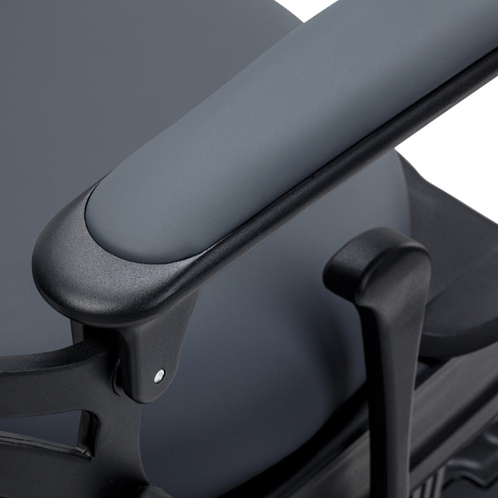 Sillón de Barberia Gabbiano Niccolo Grafito‑Negro sin Botones - imagen 9