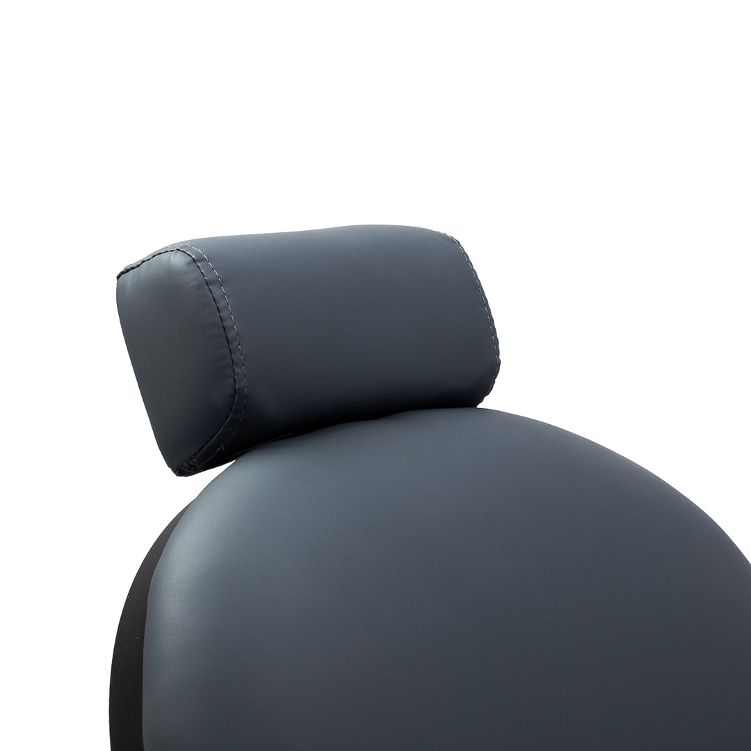 Sillón de Barberia Gabbiano Niccolo Grafito‑Negro sin Botones - imagen 14