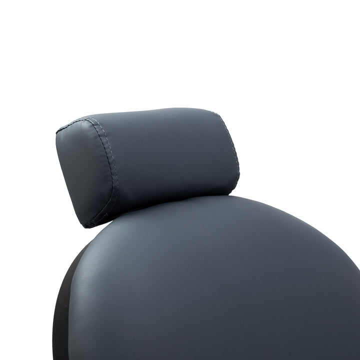 Sillón de Barberia Gabbiano Niccolo Grafito‑Negro sin Botones - imagen 14