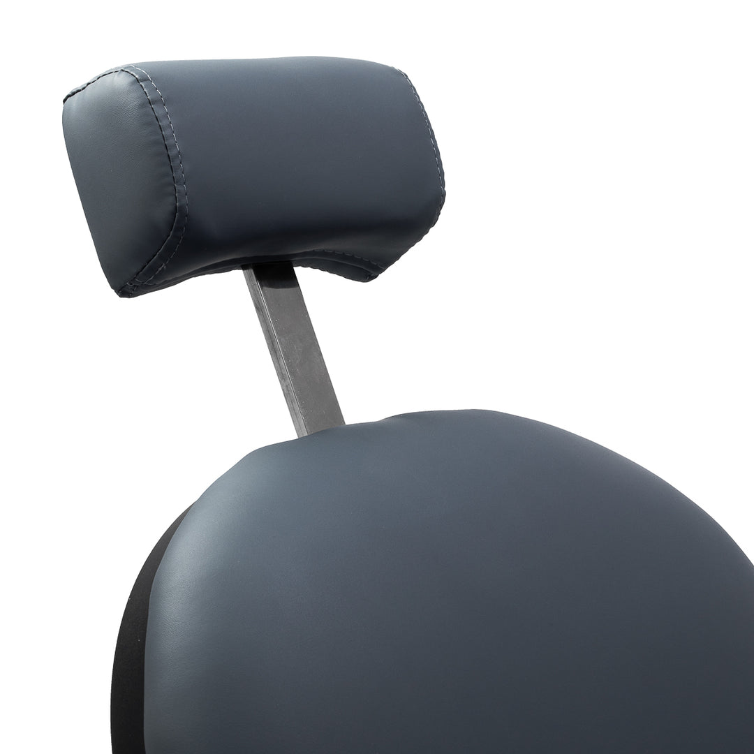 Sillón de Barberia Gabbiano Niccolo Grafito‑Negro sin Botones - imagen 15