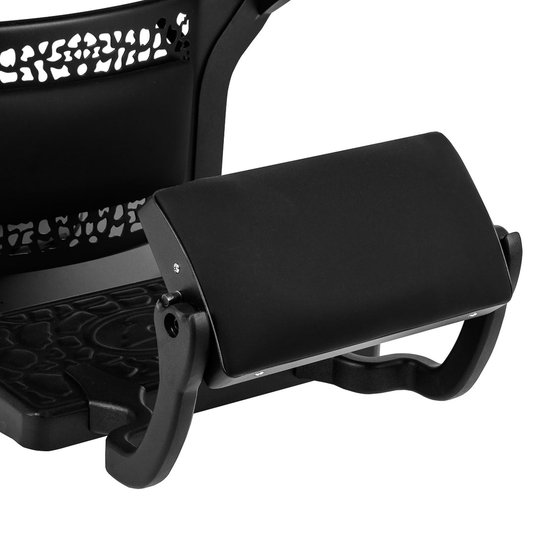 Sillón de Barberia Gabbiano Niccolo Negro-Negro - imagen 6