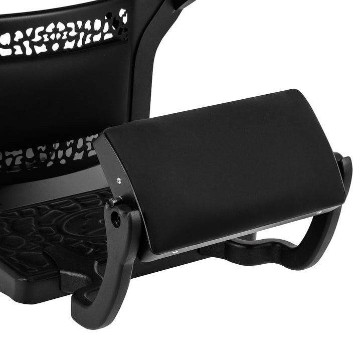 Sillón de Barberia Gabbiano Niccolo Negro-Negro - imagen 6