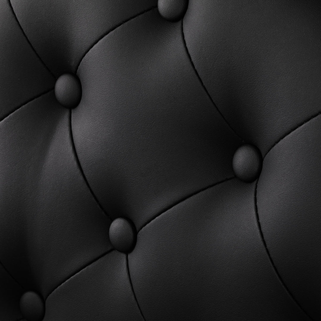 Sillón de Barberia Gabbiano Niccolo Negro-Negro - imagen 12