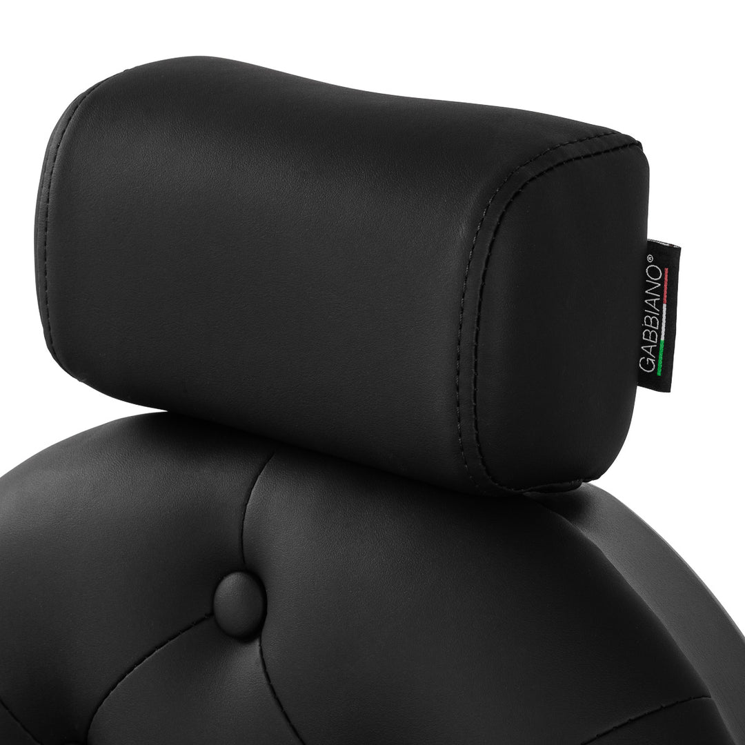 Sillón de Barberia Gabbiano Niccolo Negro-Negro - imagen 13