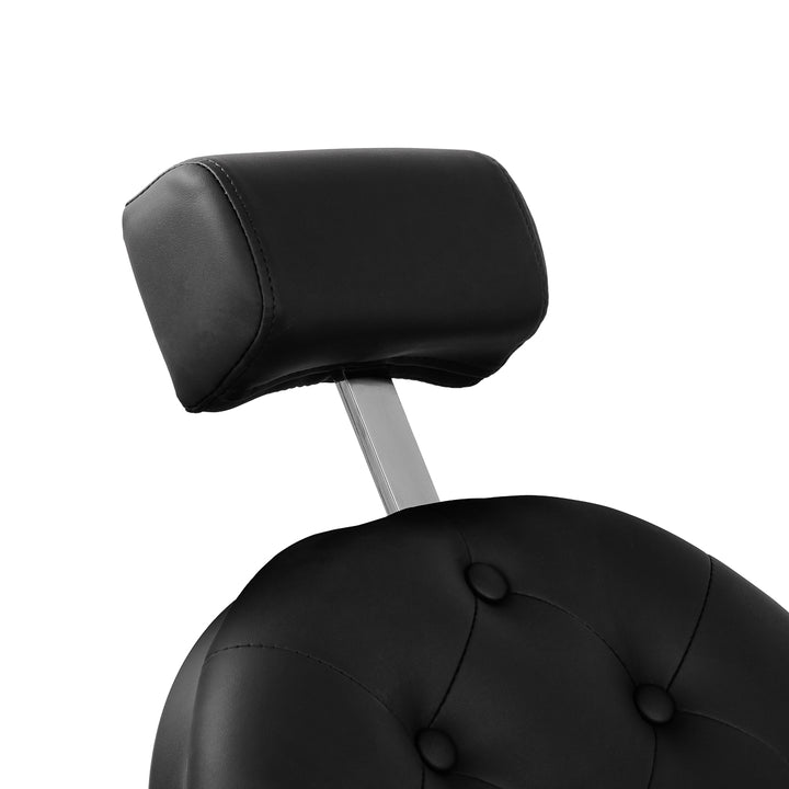 Sillón de Barberia Gabbiano Niccolo Negro-Negro - imagen 16