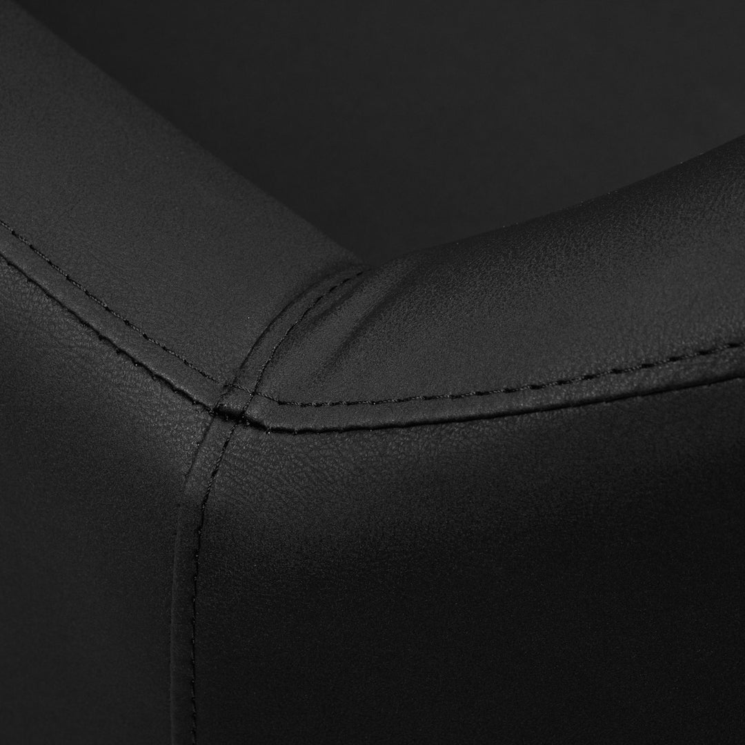 Silla de Peluquería Gabbiano Davos Negra 5