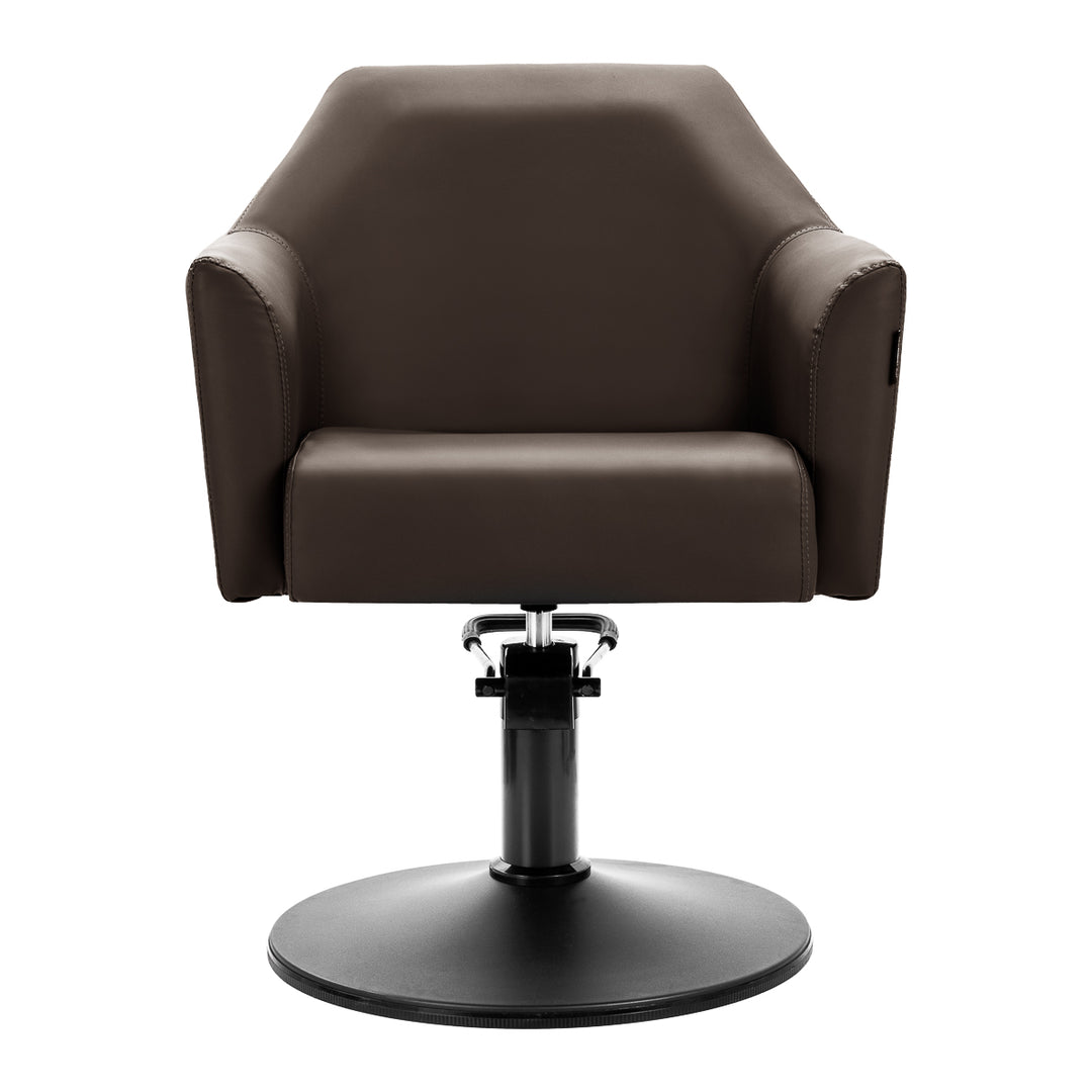 Silla de Peluquería Gabbiano Davos Marrón 2