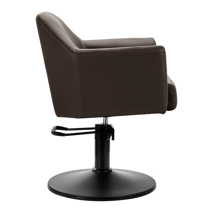 Silla de Peluquería Gabbiano Davos Marrón 3