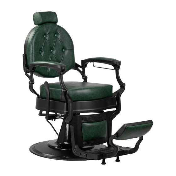Sillón de Barberia Gabbiano President Verde‑Negro