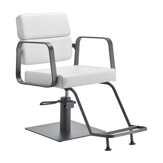 Sillón de peluquería Gabbiano Porto Blanco-Gris