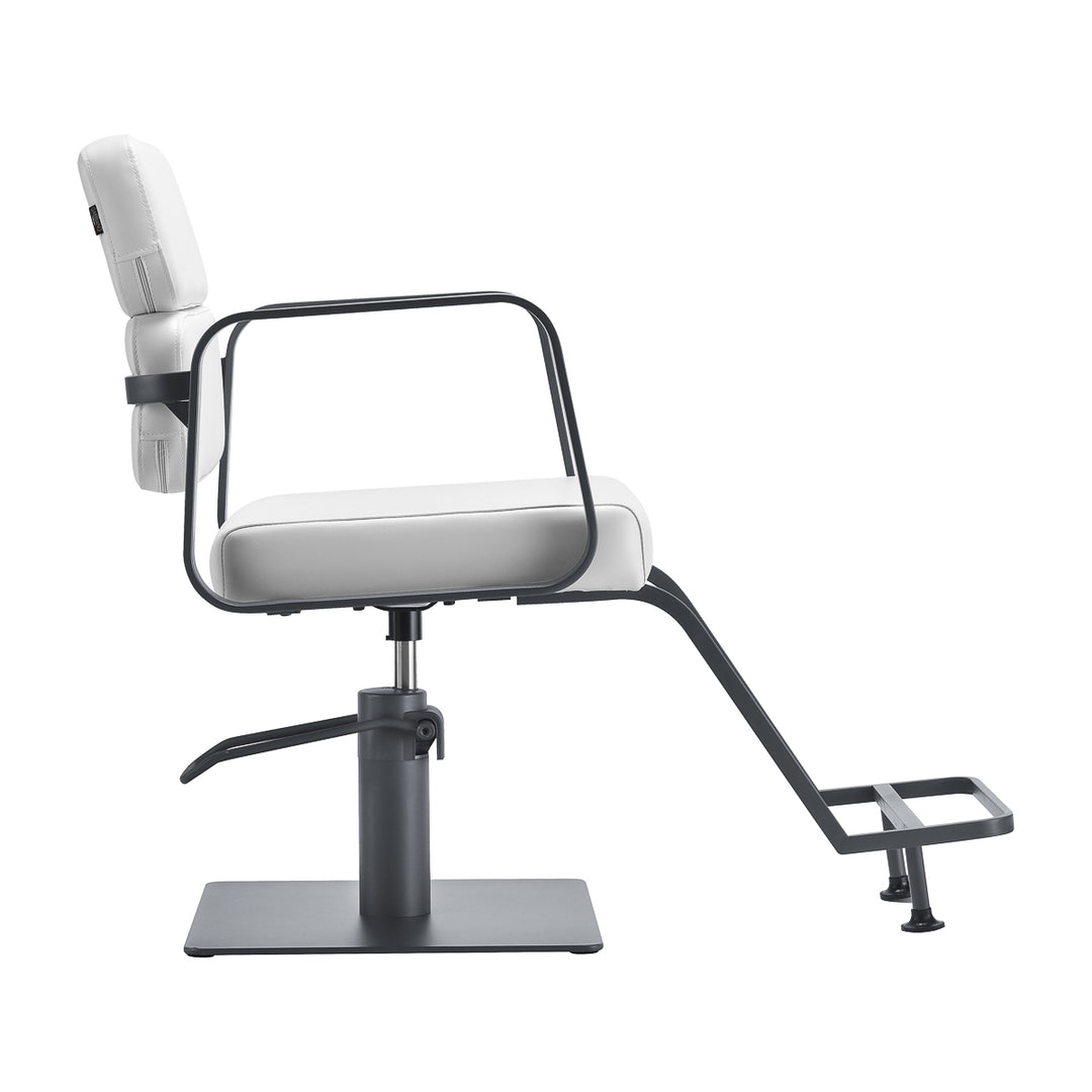 Sillón de peluquería Gabbiano Porto Blanco-Gris - imagen 2