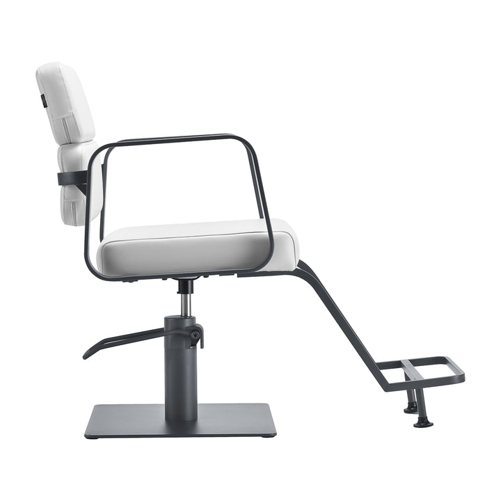 Sillón de peluquería Gabbiano Porto Blanco-Gris - imagen 2