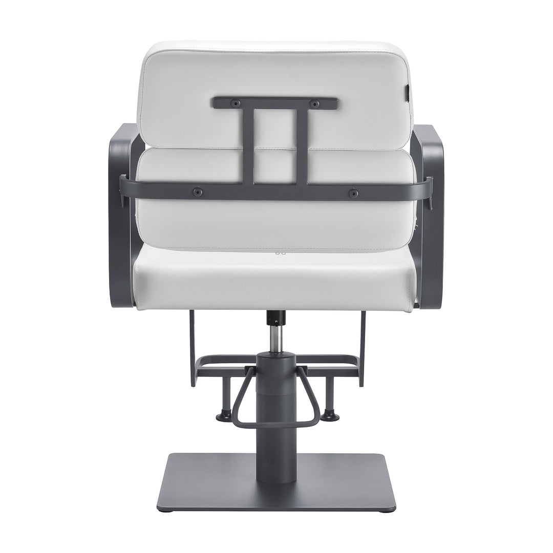 Sillón de peluquería Gabbiano Porto Blanco-Gris - imagen 4