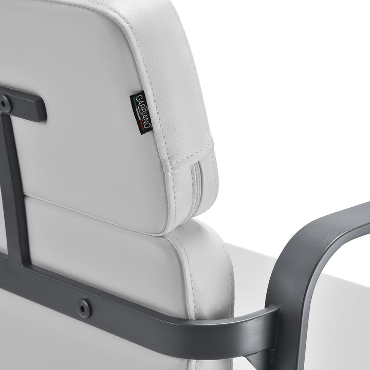 Sillón de peluquería Gabbiano Porto Blanco-Gris - imagen 7