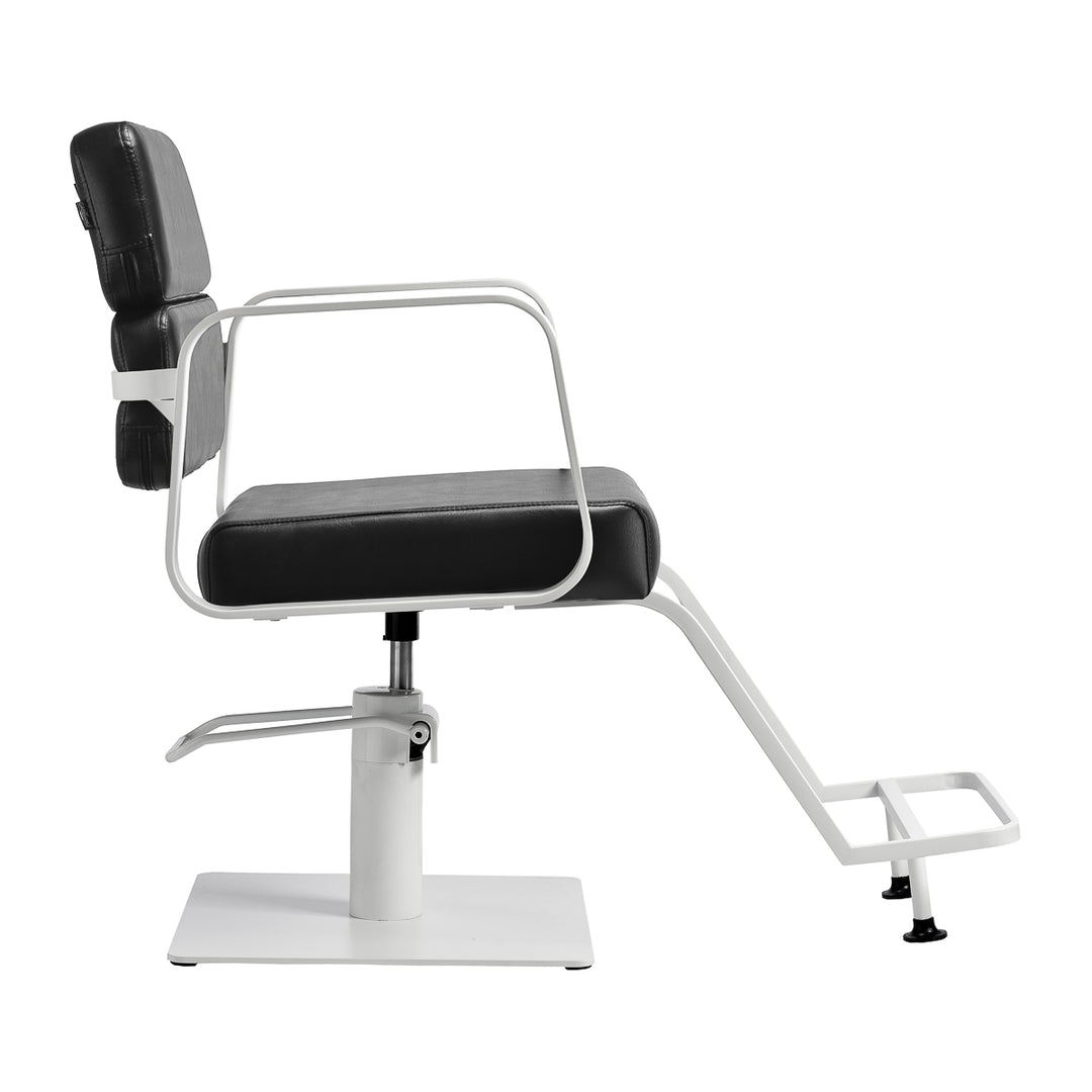 Sillón de peluquería Gabbiano Porto Negro-Blanco - imagen 4