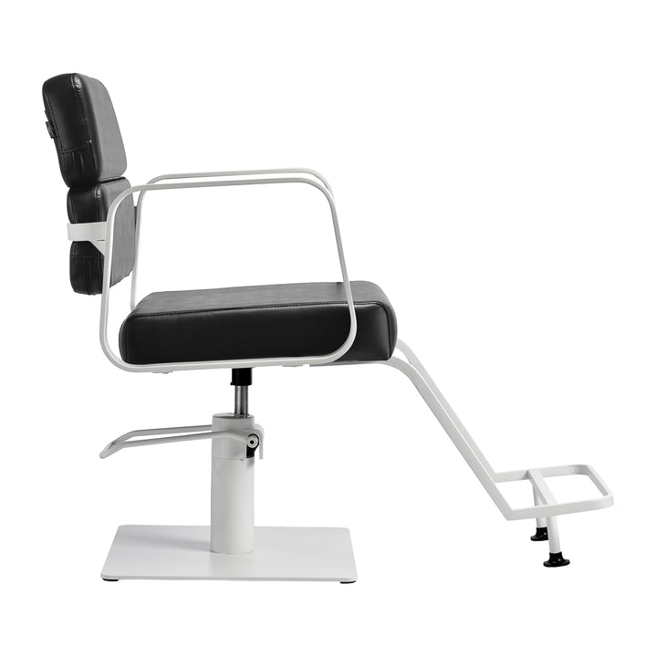 Sillón de peluquería Gabbiano Porto Negro-Blanco - imagen 4