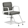 Sillón de peluquería Gabbiano Porto Gris-Blanco