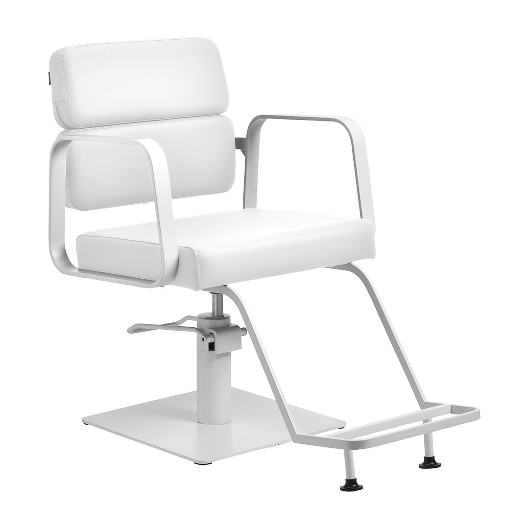Sillón de peluquería Gabbiano Porto Blanco-Blanco