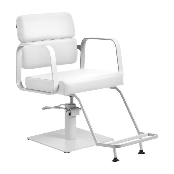Sillón de peluquería Gabbiano Porto Blanco-Blanco