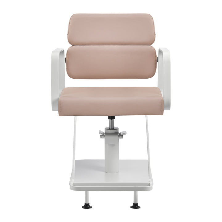 Sillón de peluquería Gabbiano Porto Beige-Blanco - imagen 2