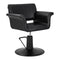 Sillón de peluquería Gabbiano Lucca Negro-Negro