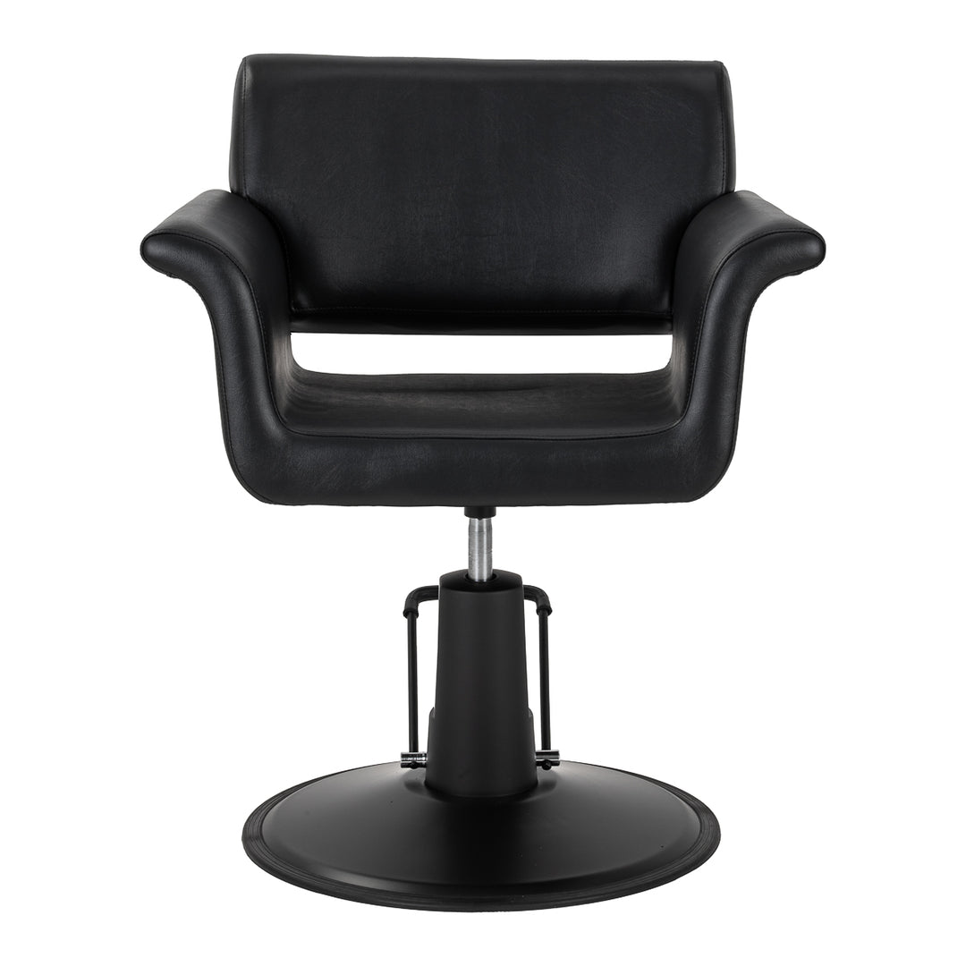Sillón de peluquería Gabbiano Lucca Negro-Negro - imagen 2