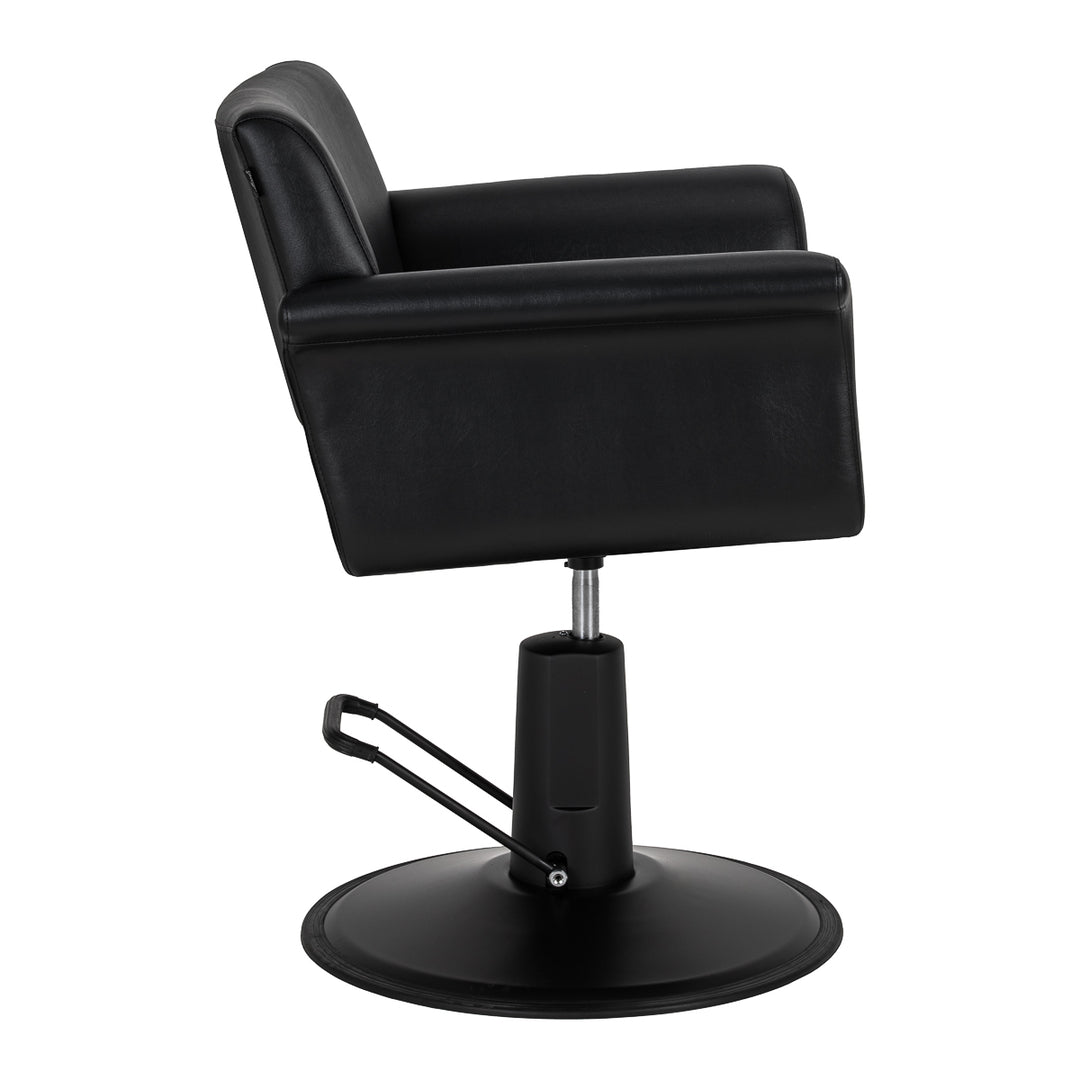 Sillón de peluquería Gabbiano Lucca Negro-Negro - imagen 4