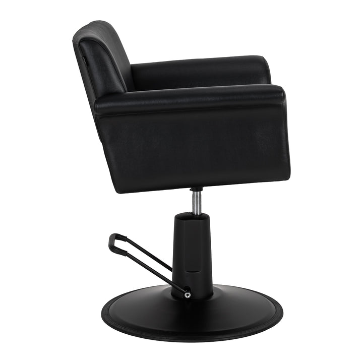 Sillón de peluquería Gabbiano Lucca Negro-Negro - imagen 4